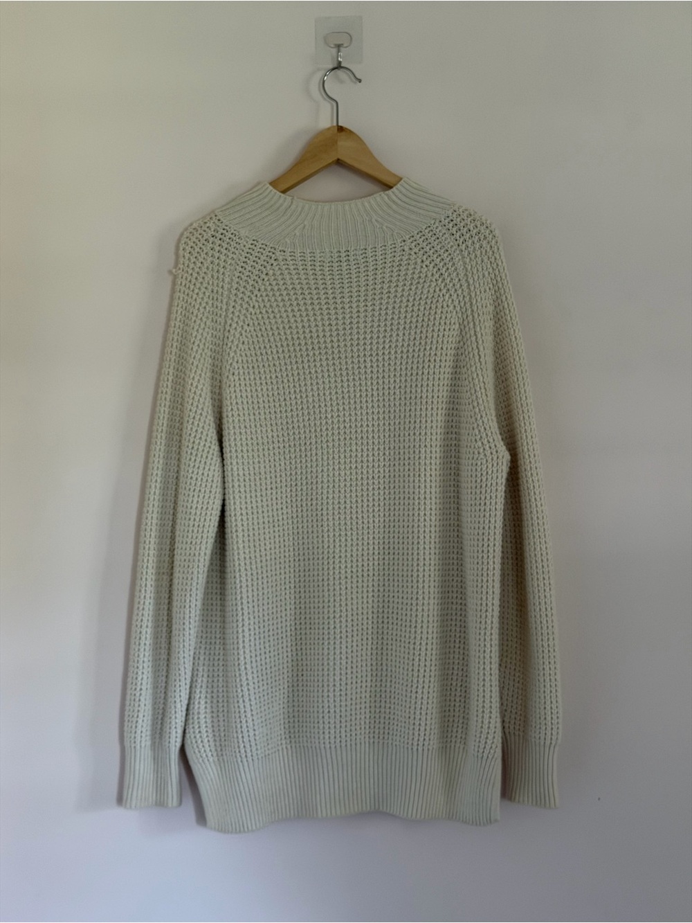 Cream Knit Oversized Sweater/Tunic